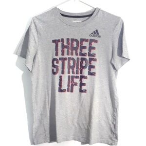 Adidas Youth Boys Athletic T Shirt Size Large